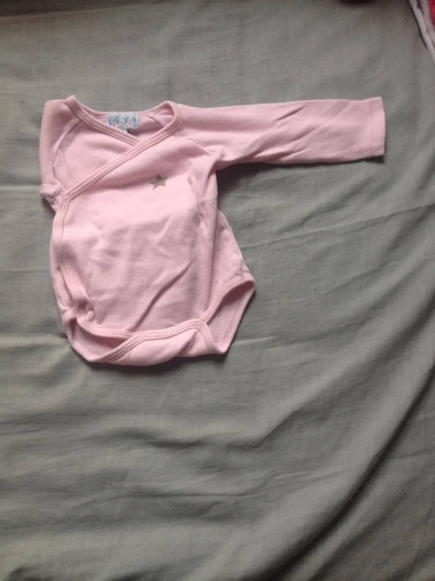 body pas cher rose bébé 1 mois 