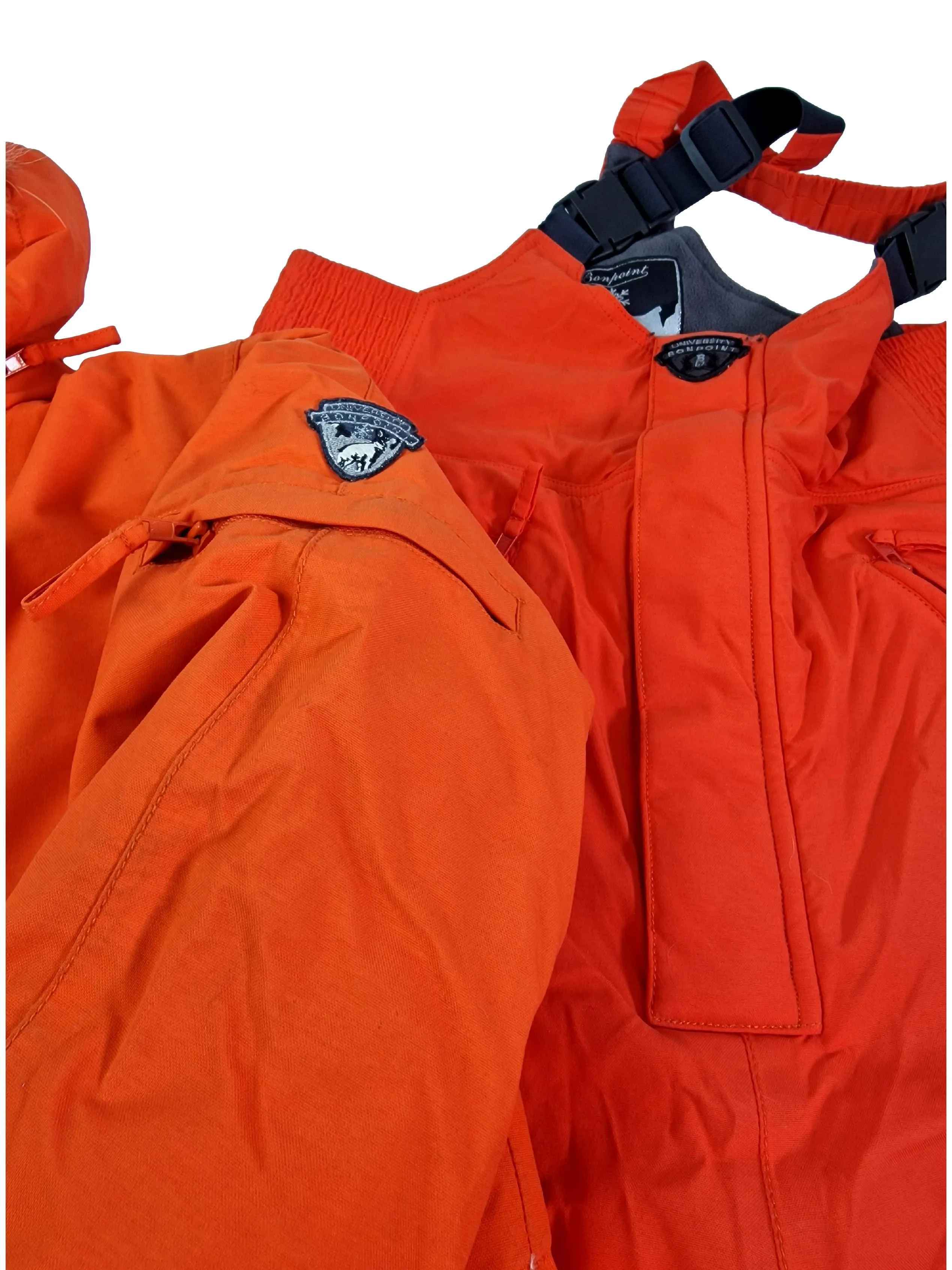 BONPOINT 12 ans combinaison ski orange