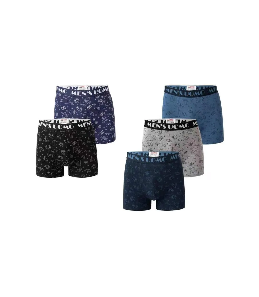 Caleçons homme - lot de 3 boxers  comprenant 3 couleurs mélangées